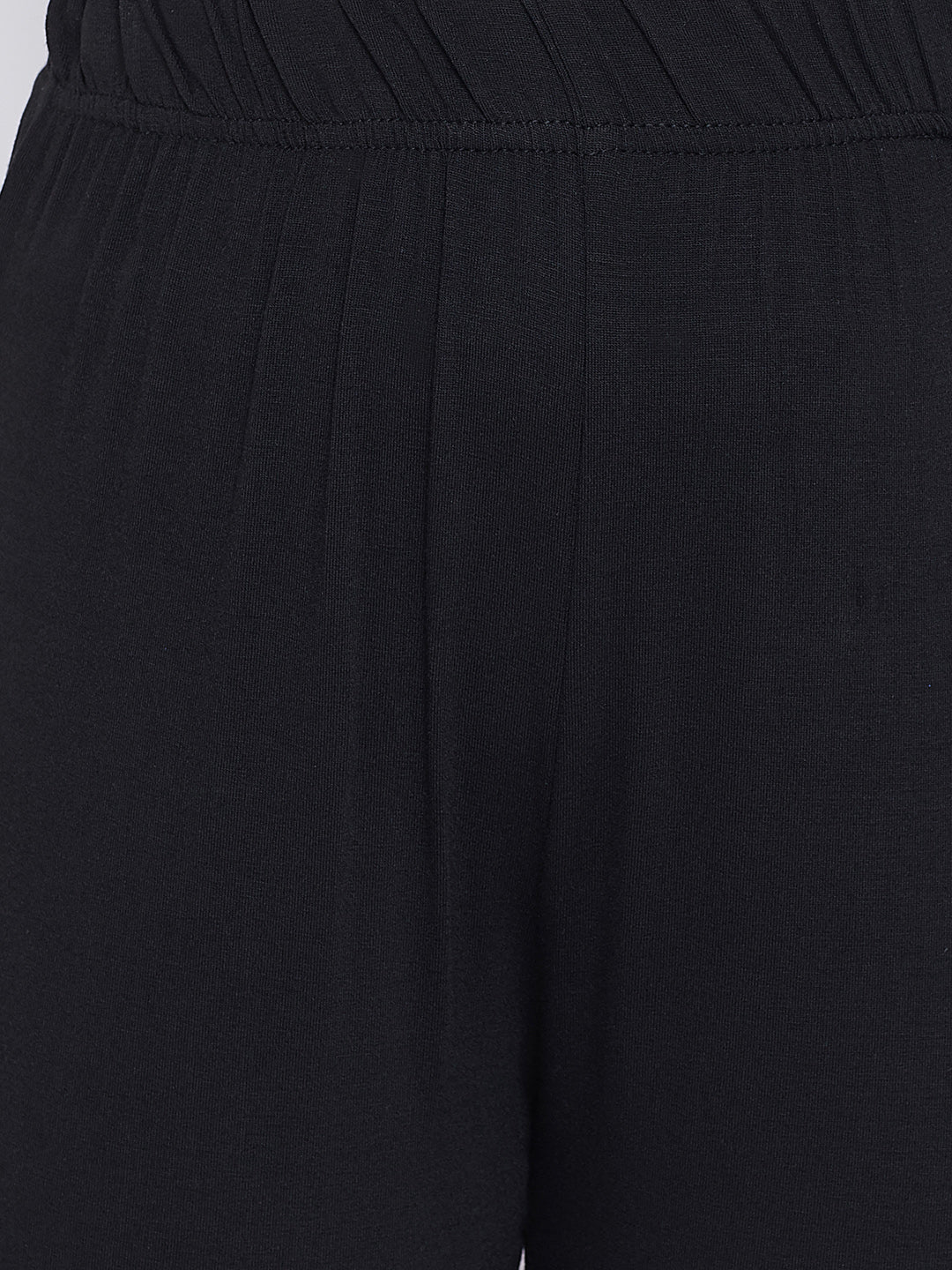 Black Viscose Palazzo