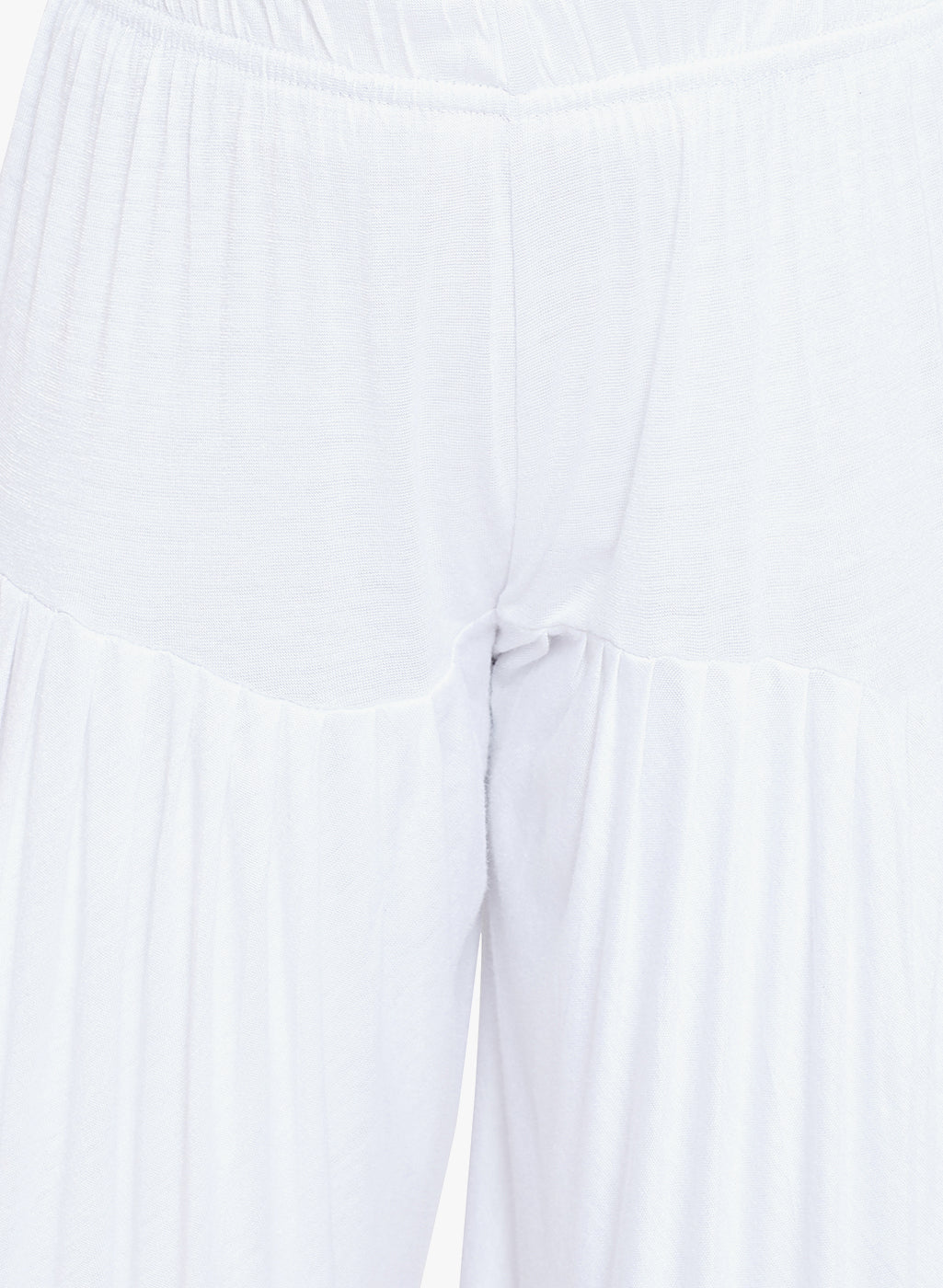White Viscose Dhoti Pants