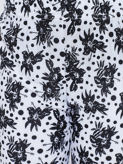 Polka Floral Printed Palazzo
