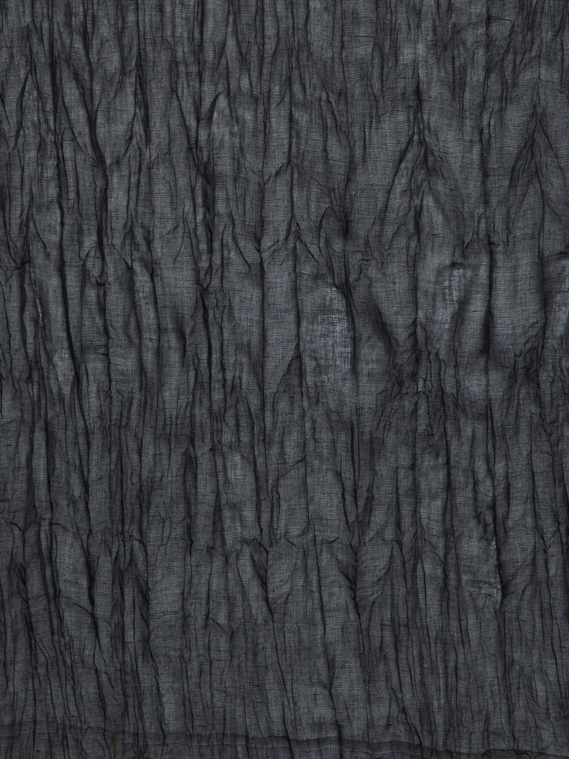 Black Cotton Plain Patiala with Dupatta