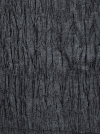 Black Cotton Plain Patiala with Dupatta