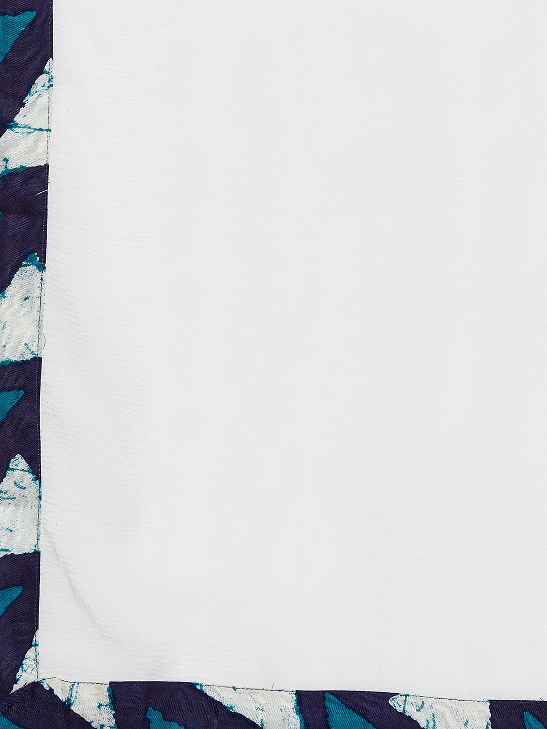 Geometric Pattern Navy Blue Printed Rayon Patiala with Dupatta