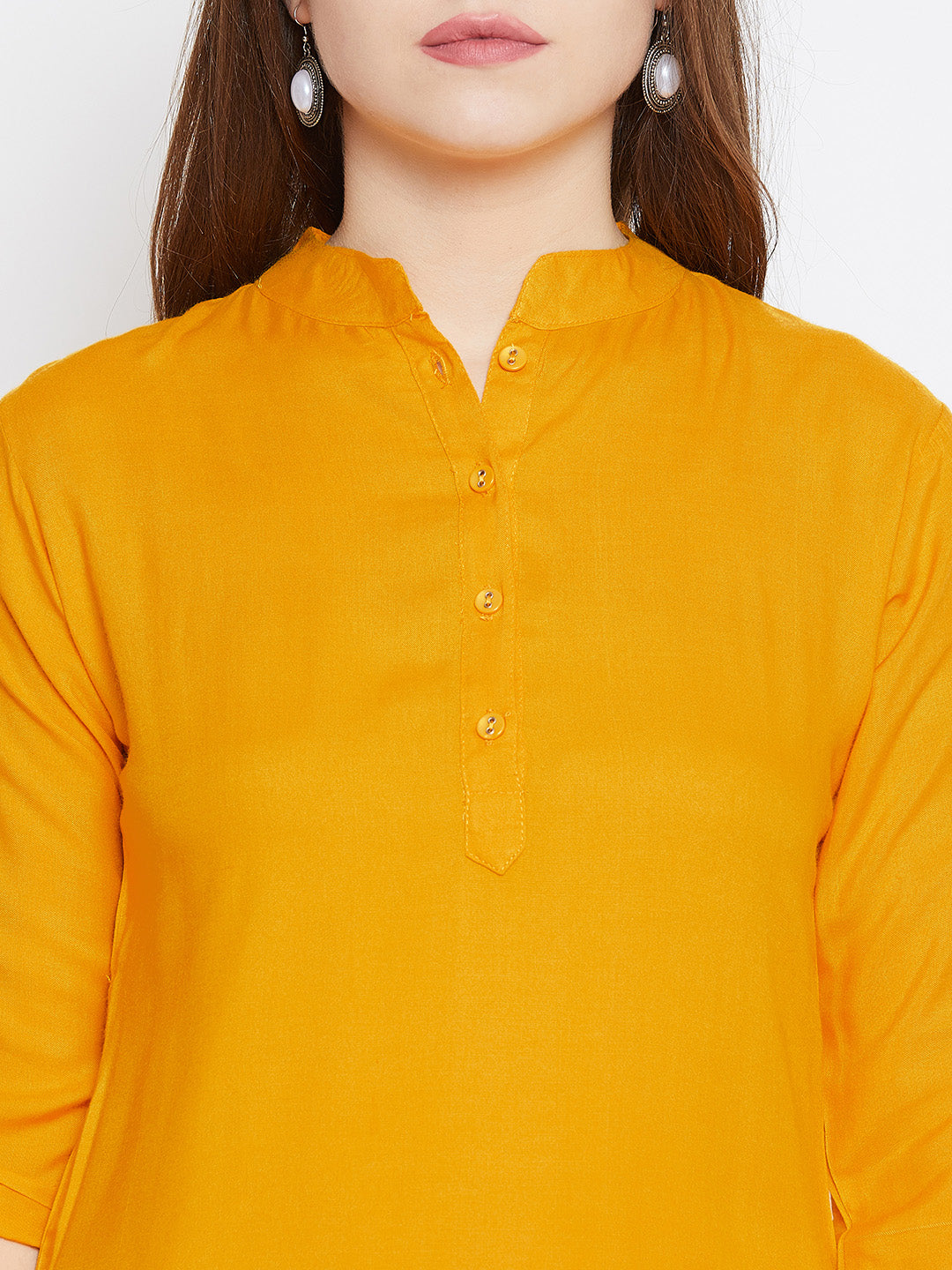 Vector Print Patiala with Mustard Kurti Set