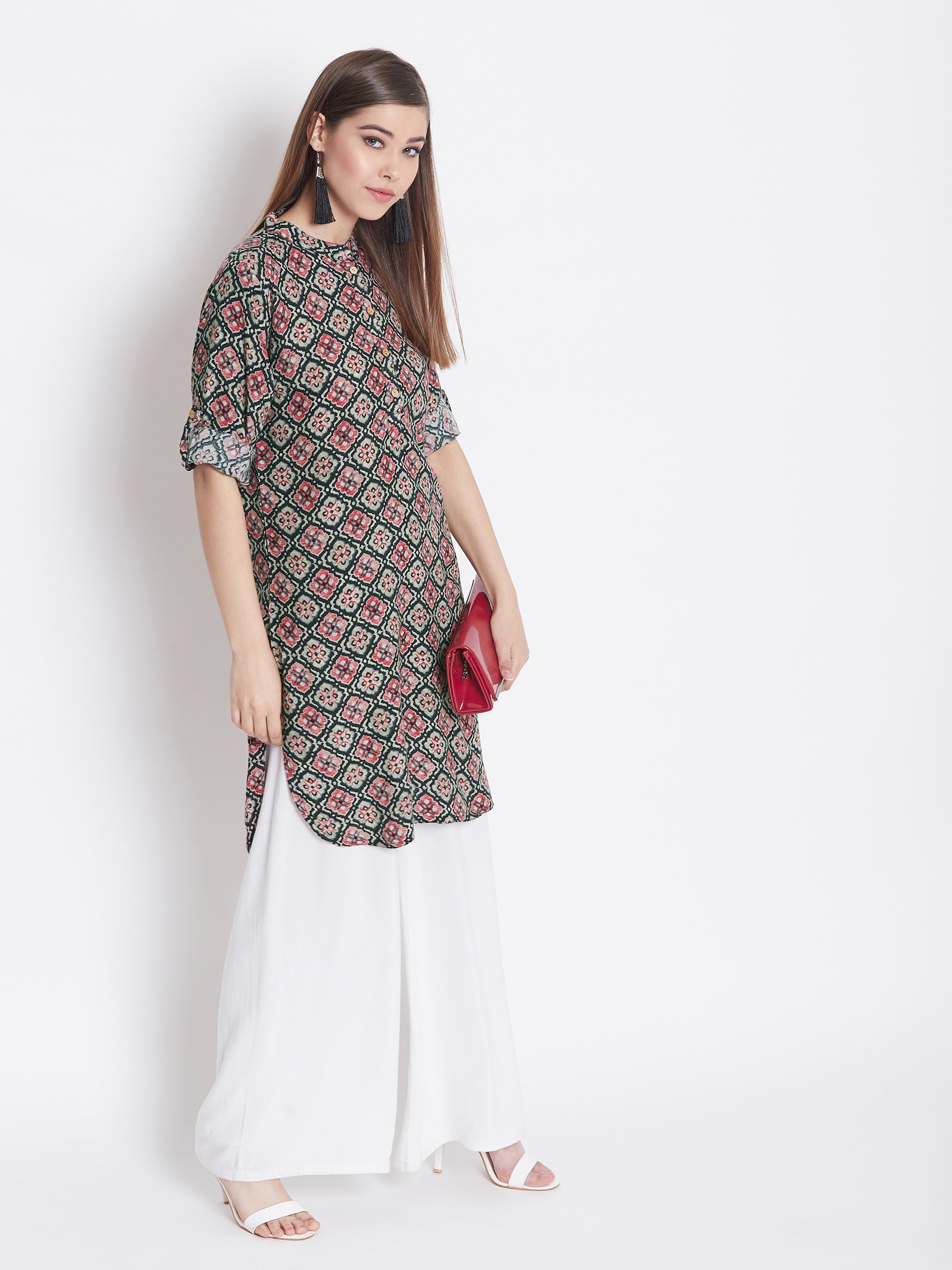 Batik Multicolor Printed Kurti