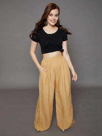 Skin Plain Rayon Palazzo 2XL