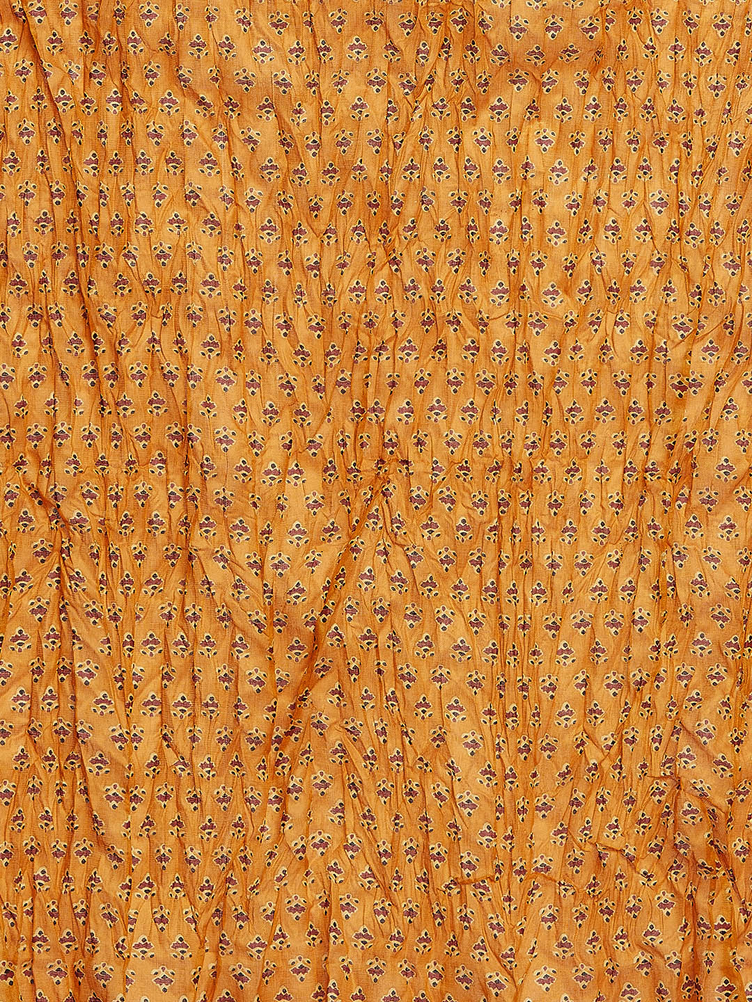 Ditsy Print Patiala with Maroon Kurti Set