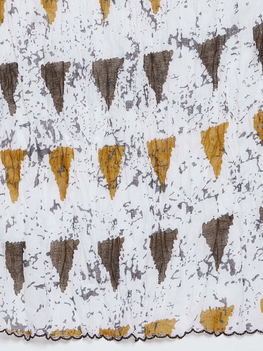 Vector Print Patiala with Mustard Kurti Set